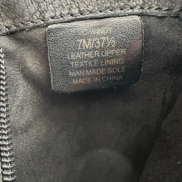 Vince Camuto Women's Windy Motorcycle Leather Boots Size 7M Black - Picture 10 of 10